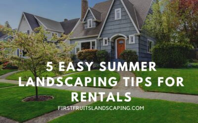 5 Easy Summer Landscaping Tips for Rentals