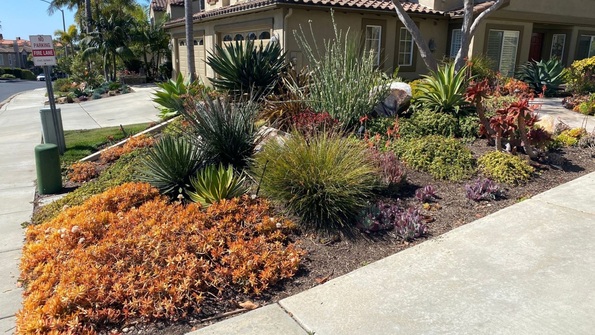 beach theme house landscape