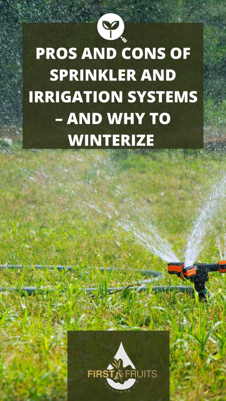 Pros and Cons of Sprinkler and Irrigation Systems