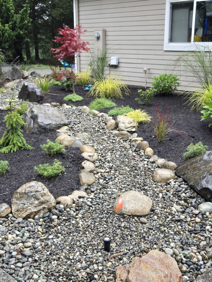 Creating a River Rock River Feature in Your Landscaping